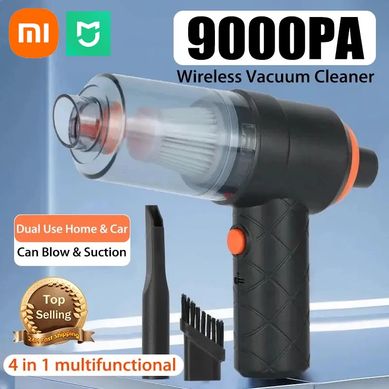 Xiaomi Wireless Car Vacuum Cleaner 6000Pa Cordless Handheld Cleaning Robot Auto Vacuums Strong Suction Cleaner For Car Home