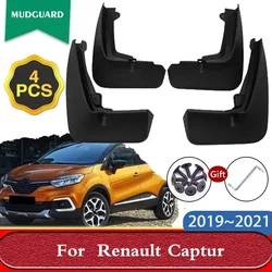 Mudflaps for Renault Captur 2019 2020 2021 Splash Guards Mud Flaps Front Rear Wheel Fender Mudguards Car Exterior Accessories