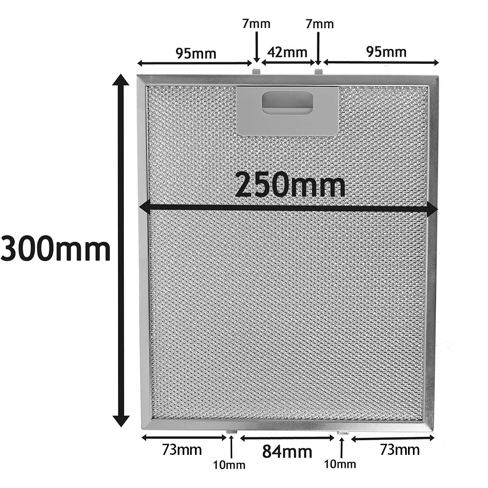 Filtros De Graxa De Alumínio Mesh, Extrator De Cozinha, Home Improvement, Exaustores, 30cm X 25cm, 2Pcs