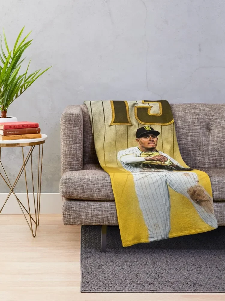 Manny Machado Throw Blanket Summer Beddings christmas gifts Blankets