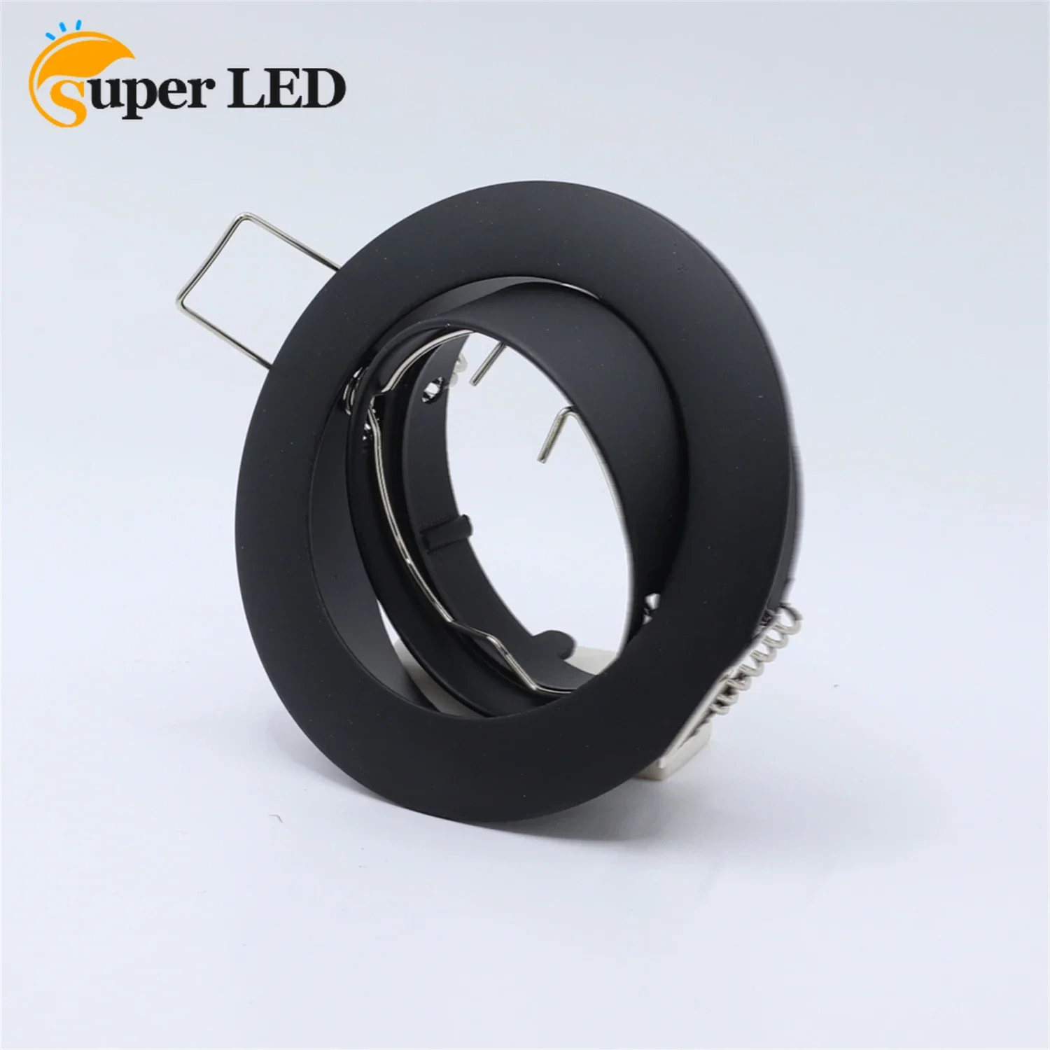 Replaceable Bulb Spot Light GU10 Lamp Holder MR16 Ceiling Ceiling Lantern Downlight LED Zinc Alloy Cut Hole 70mm Frame