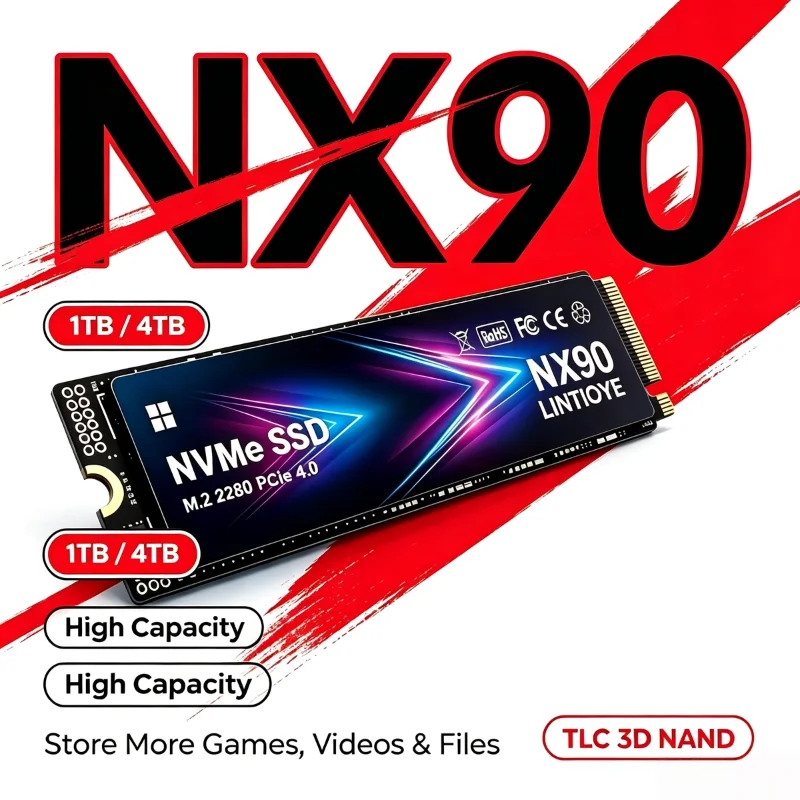 M.2 Nvme 4Tb Pcie 4.0 Ssd - NX90 LINTIOYE M.2 2280 NVMe PCIe