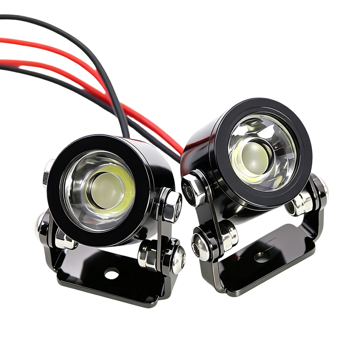 Aluminium-Scheinwerfer 3W 5-12V Dach-LED-Licht für 1/10 TRX4 TRX6 Axial SCX10 90046 YK RC4WD RC Crawler Auto Truck