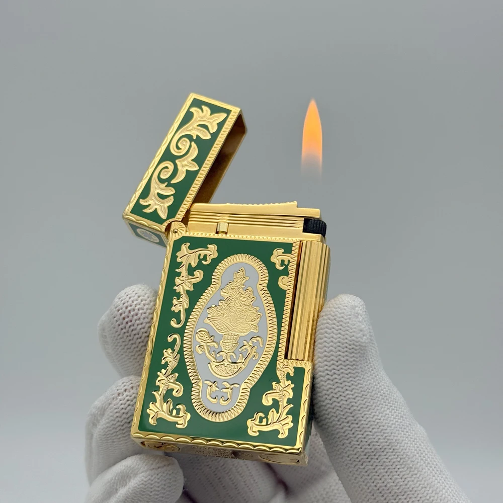 

Dunant Paris Lighter Side-sliding Silent Classic Sound Inflatable Lighter Metal High-end Quality Men's Light Luxury Gift Lighter