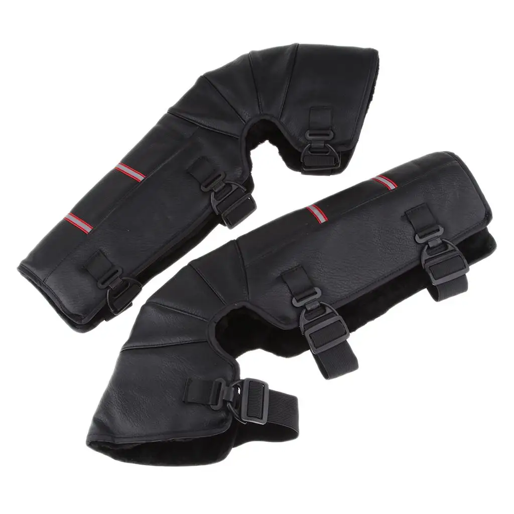 2 Pieces Winter Warmer Legs Knee Pads Protective Scooter Riding Knee Pad