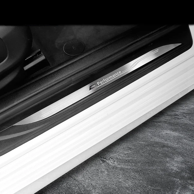 Accessories For BMW 1 3 4 5 Series F10 F20 F30 F34 X1 X3 X5 X6 Welcome pedal Door Sill Scuff Plate Guards Protector Cover strips