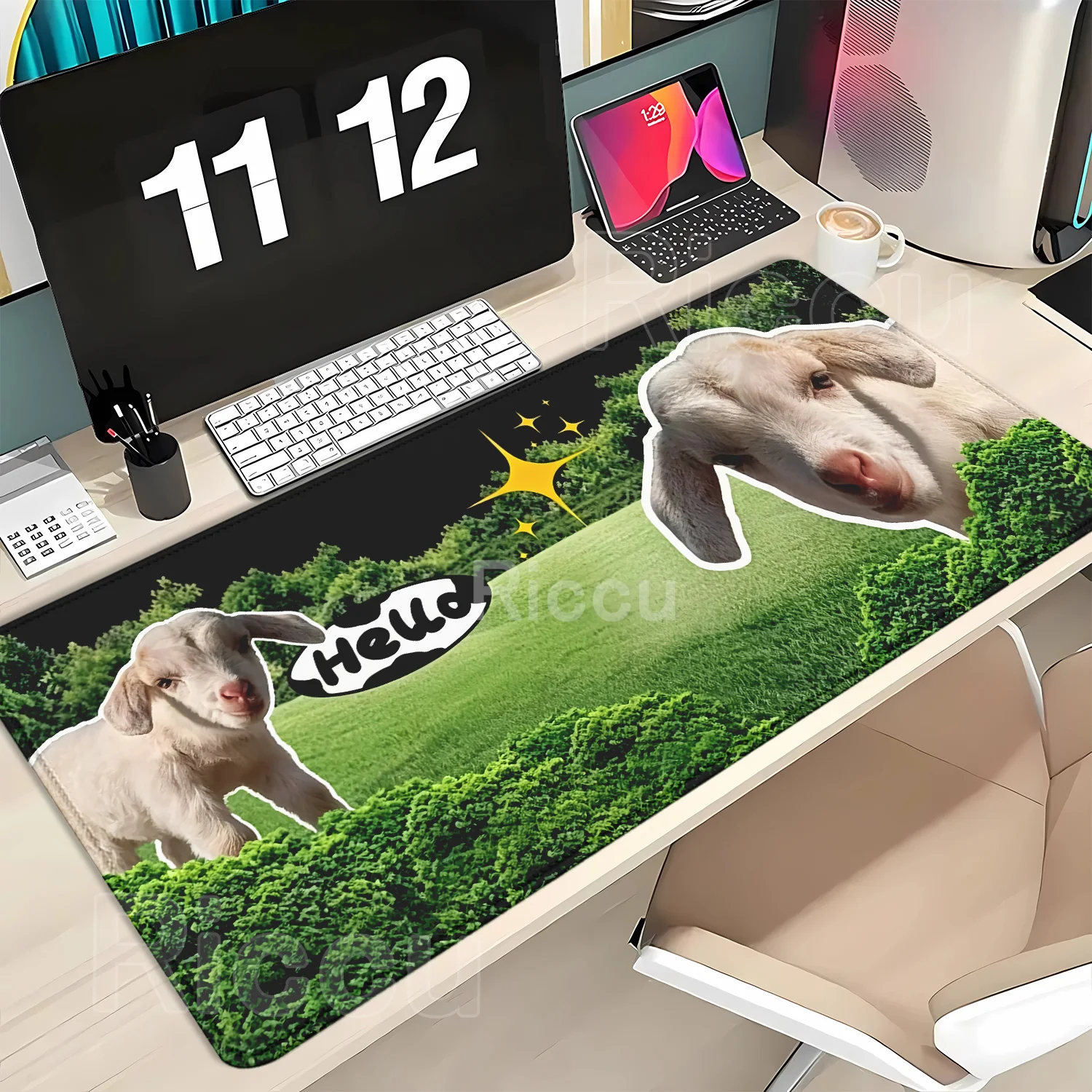 แผ่นรองเมาส์ลายวัวและแกะ ทนทาน - Cow Mat Rubber บทวิจารณ์และราคา