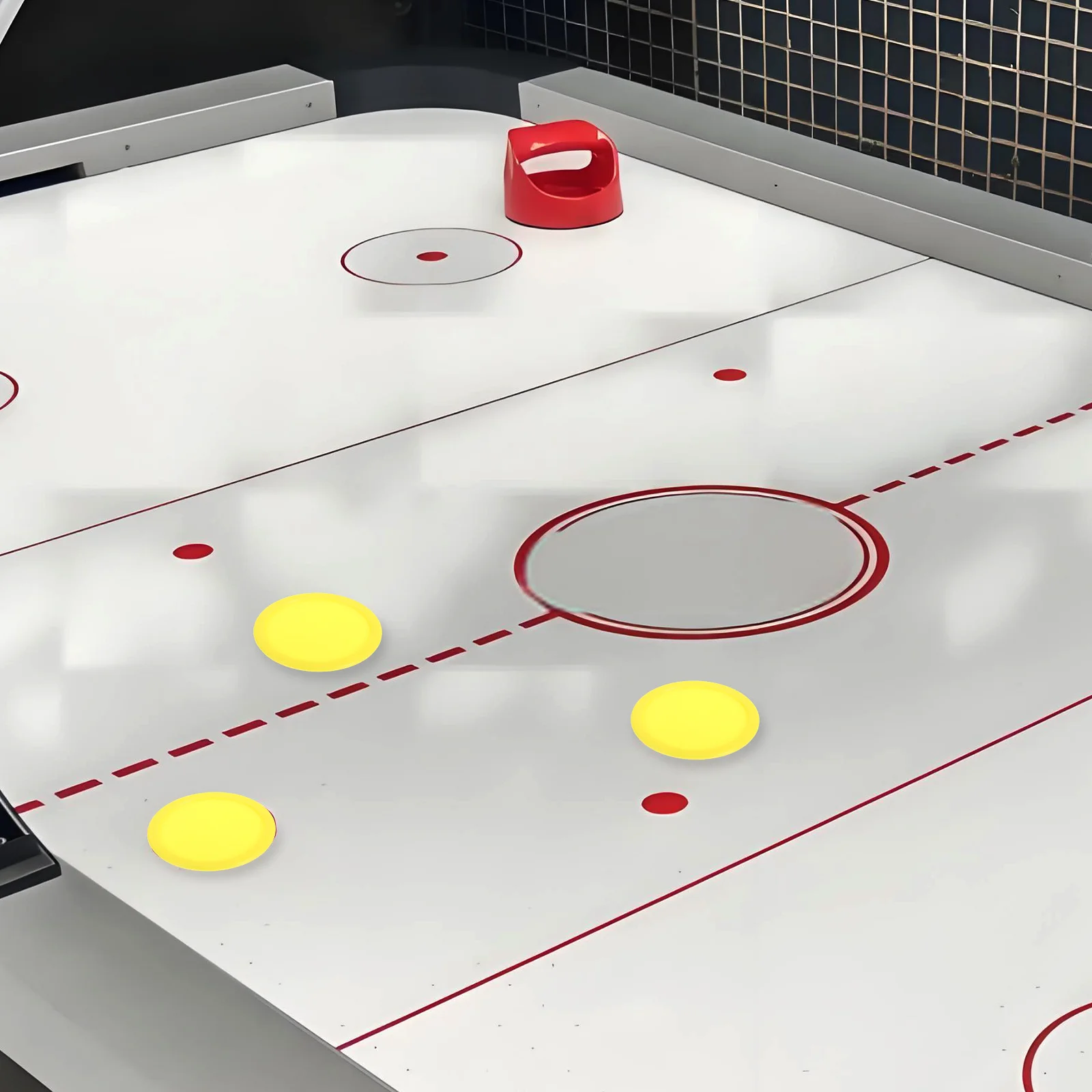 

2Pcs Plastic Table Hockey Pucks Replacement Accessories Training Game Indoor Gym Supplies Hockey Table 64Mm Training Pucks