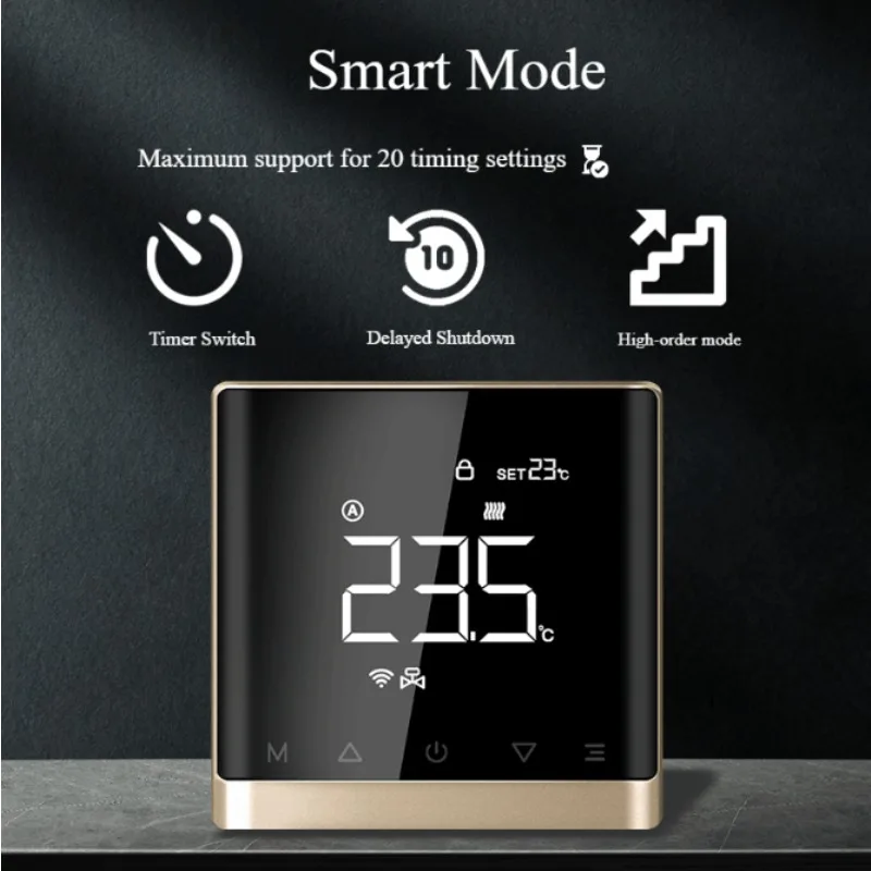 Smart Temperature Remote Controller WiFi Thermostat LCD Display Touch Screen for Water/Electric Floor/Gas Boiler Heating Works