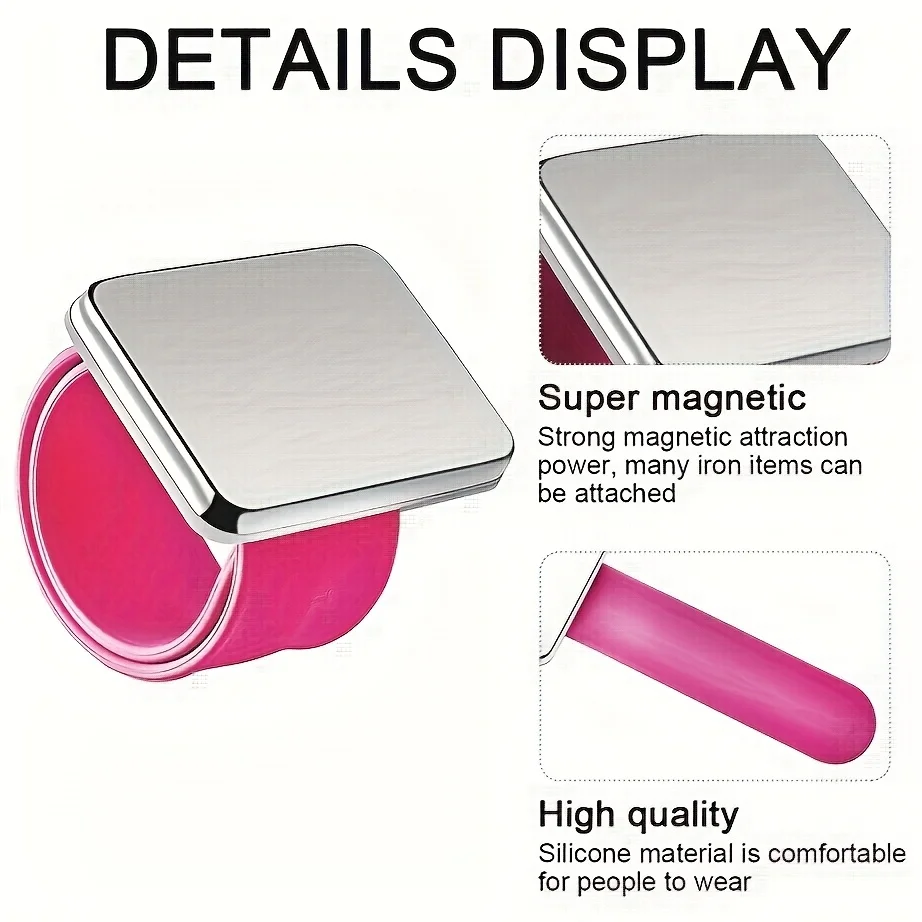 

Magnetic Hair Clip Wristband for Hairdressers - Professional Grip for Salon and Home Use
