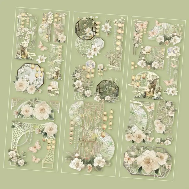 

Artistic Book Aesthetic Sticker Decorative Scrapbook Sticker for Adults Students