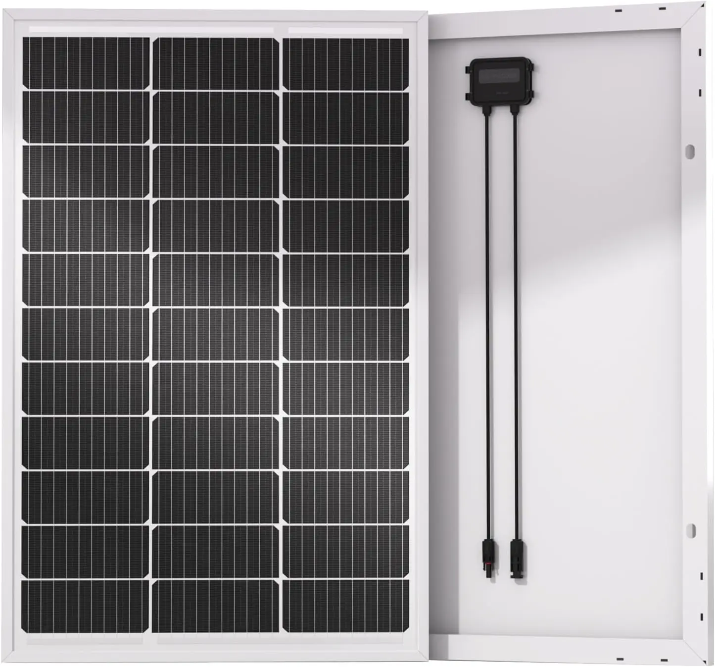 12Volts Monocrystalline Photovoltaic Solar Panel High Efficiency Module for12Volt Battery Charging Marine Boat Off Grid(Upgrade)