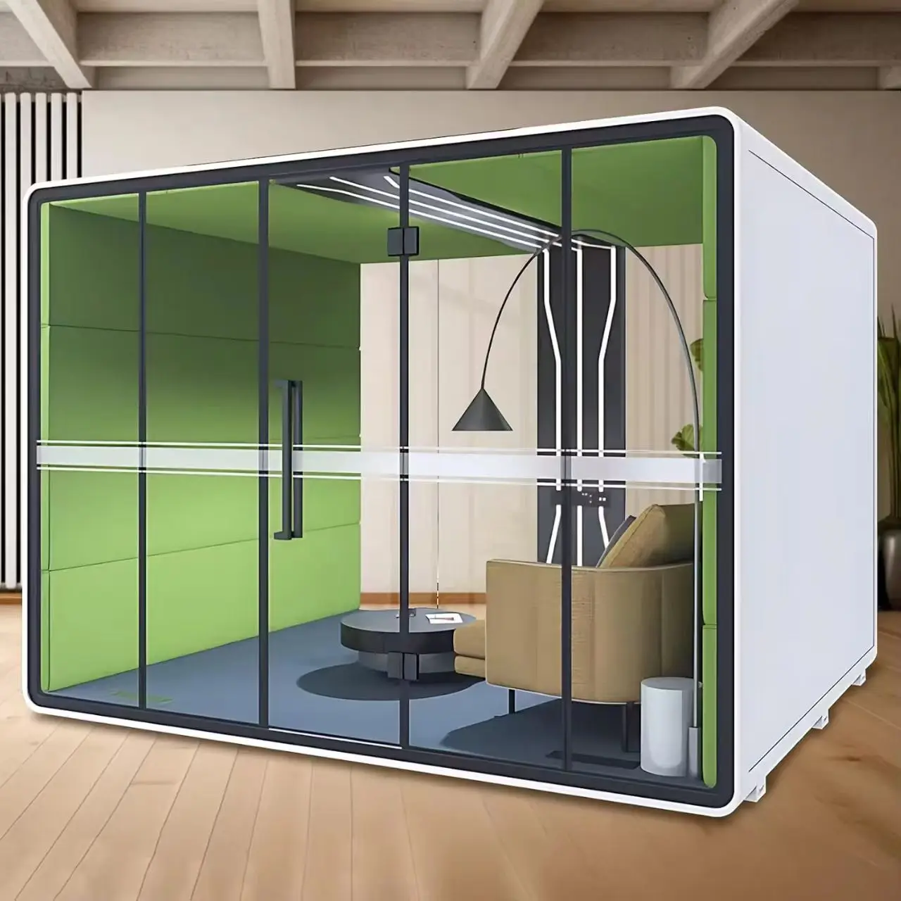 Easy-to-install Modern Modular Soundproof Office Pods Study Pods Sleep Pods Music Rooms Karaoke Rooms Private Gym Warehouse