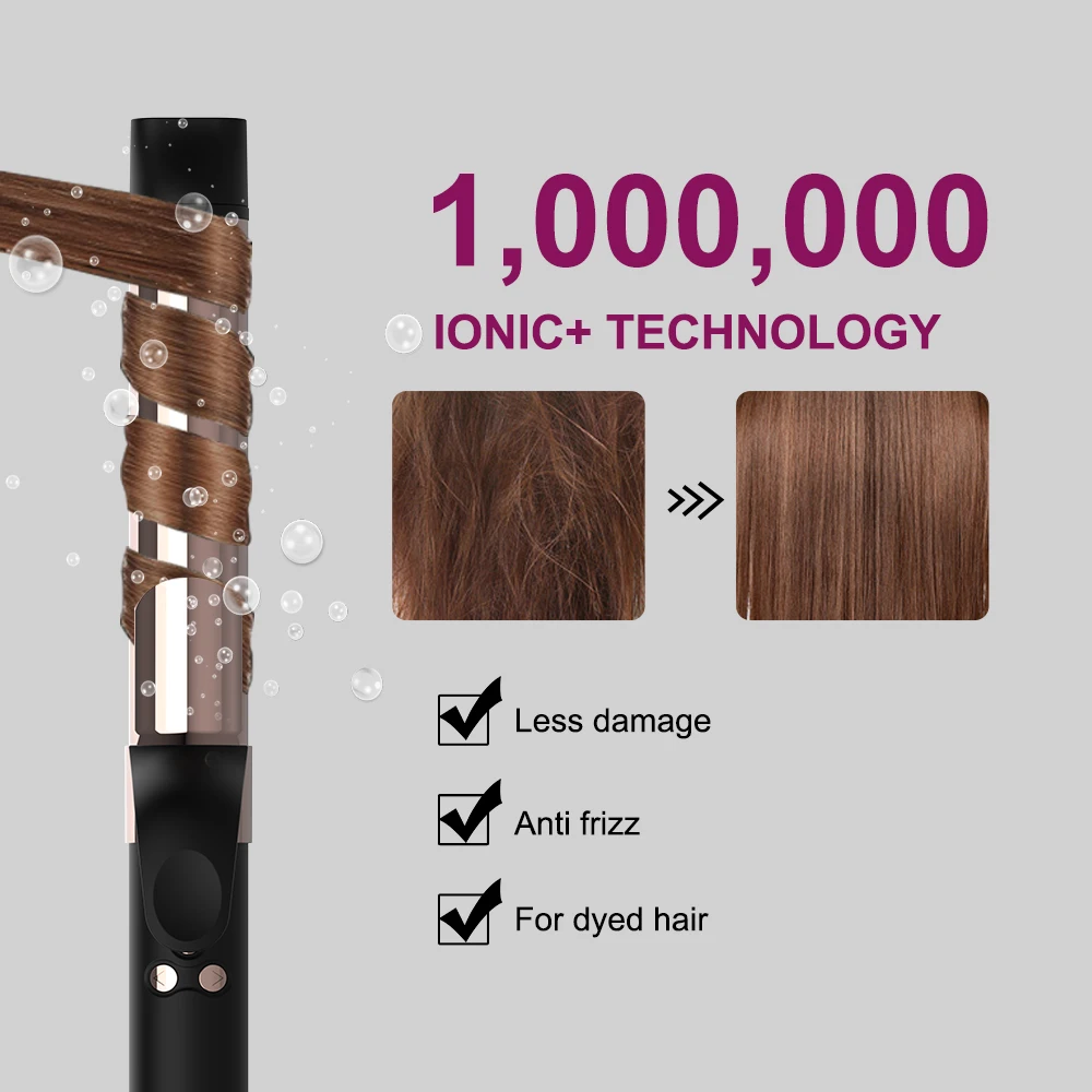 Automatic Customized Colors Hair Curler  PTC Heater  Fast Hair Styling Curler Ceramic+ABS for Home Salon Promotion Travel