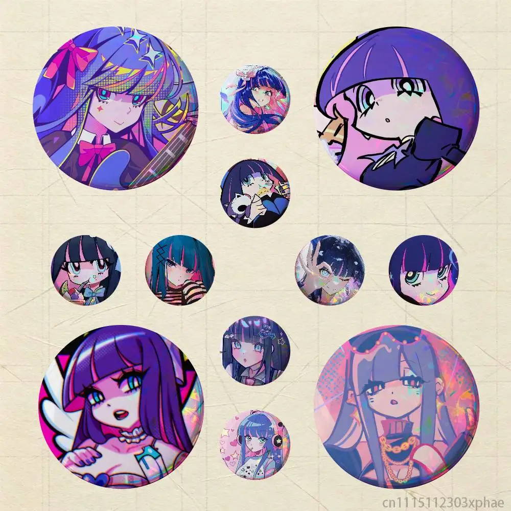 S-Stocking Anarchy Angel Panty Badges 25 32 44 58 75 mm Round Customizable Wholesale Fan goods Self-made fan freebies