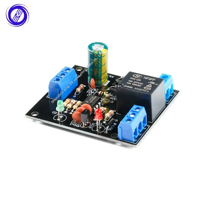 Water Liquid Level Switch Sensor Controller Module DC 12V Power 10A Relay Water Tank Tower Pool Automatic Water Pumping Drainage