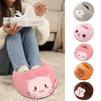 Electric Foot Warmer Cartoon Electric Feet Heating Machine Non-slip Foot Warmer Slippers Comfortable Footrest Warmer For Women