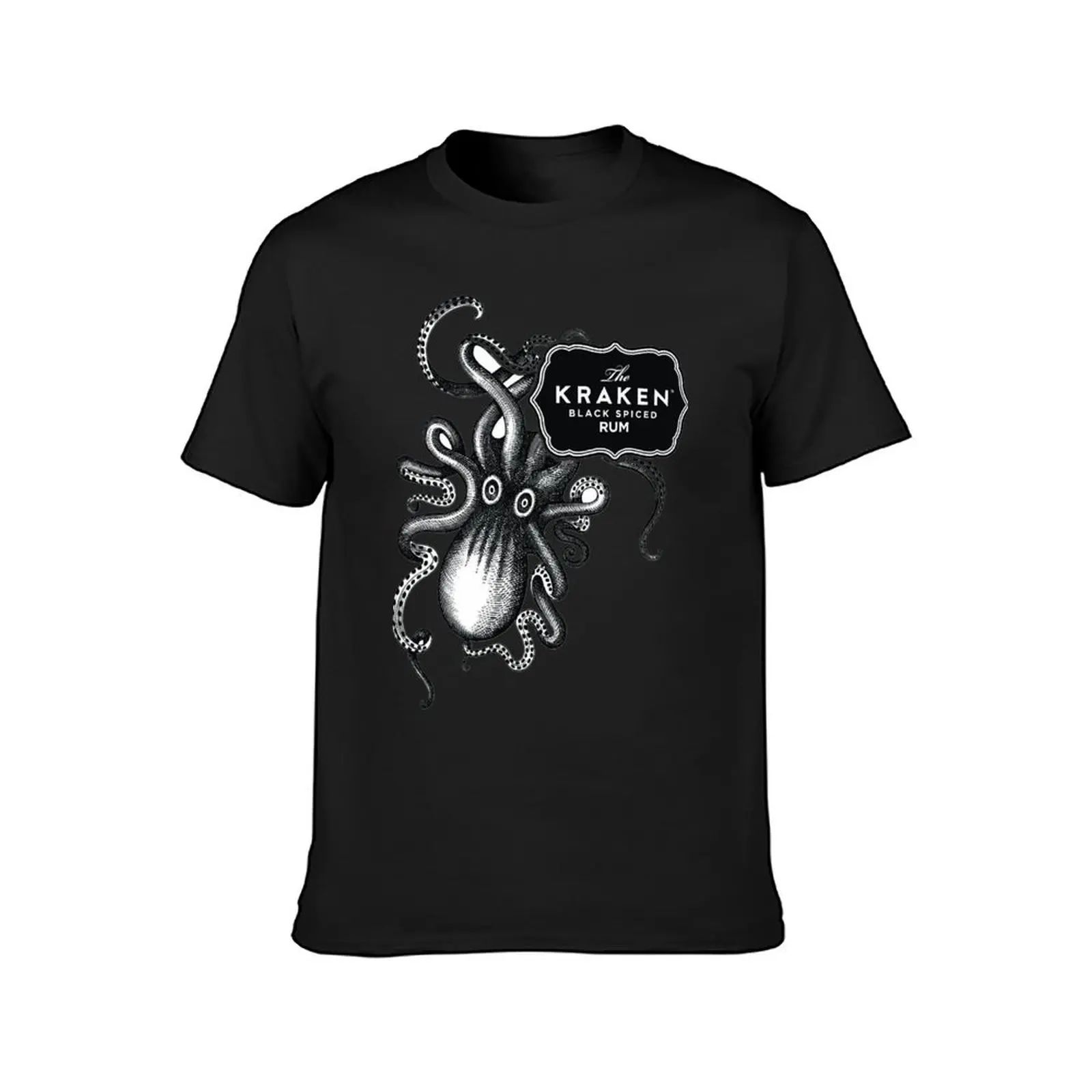 Kraken Rum T-Shirt Short sleeve tee summer tops mens clothes