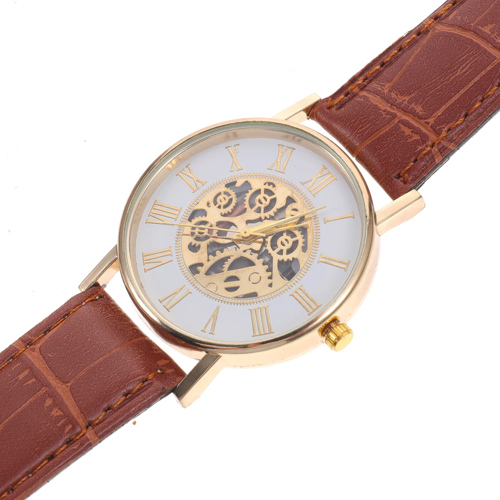 

1pc Quartz For Men Women Hollow Design Elegant Business Wrist Watch Fashion Casual Work Watch Breathable Strap