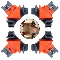 4PCS 90 Degree Right Angle Clamp Corner Mate Woodworking Hand DIY Fixture Clips Picture Frame Corner Clip Positioning Tools