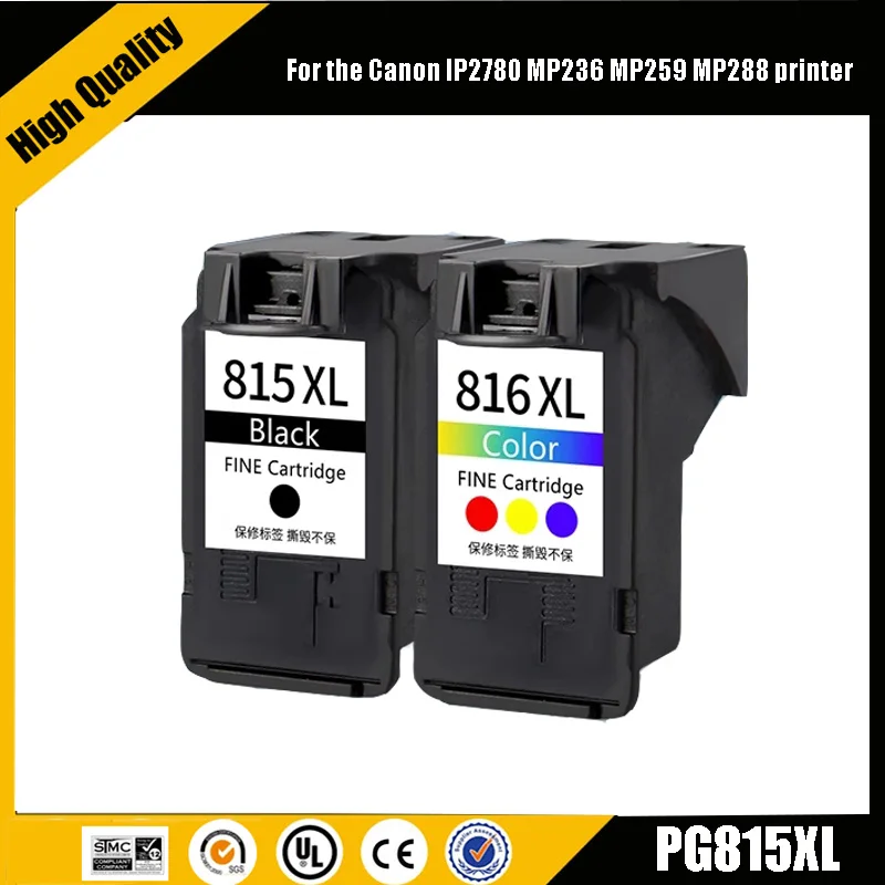 

PG815 PG816 Compatible ink cartridge For Canon PG-815 CL-816 PG-815XL CL-816XL For the Canon IP2780 MP236 MP259 MP288 printer