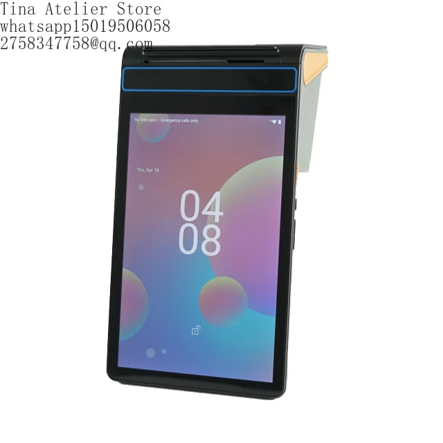 Android 12 All in One POS Tablet System Terminal Handheld SDK Functionality NFC Bluetooth With 58/80mm  Printer