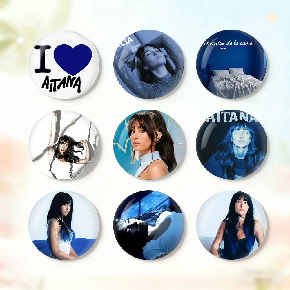 

C-Cuarto A-AitanaS A-Azul Badge Tinplate Soft Button Pin Brooch Metal Badge Custom Jewelry Accessories Hat Bag Lapel