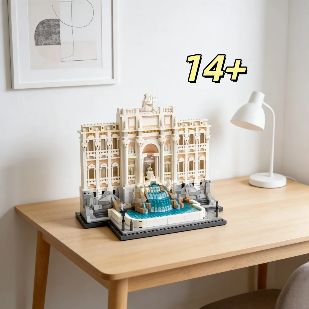 

The new MOC world building assembly model adult collection decoration gift puzzle brick building Christmas gift