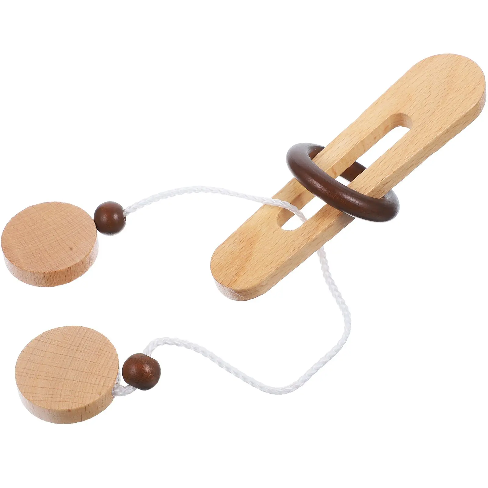 

Intelligence Game Tools Kids Toys Brain Teaser Threading Puzzle Unlocking Puzzles Baby