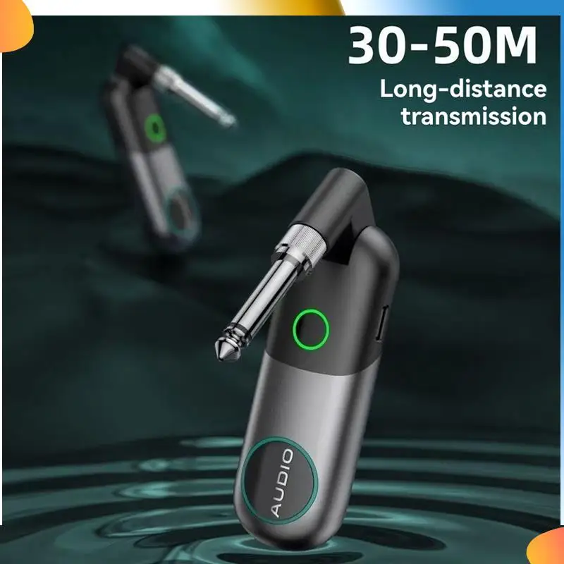 B48A WS-80 Electric Guitar Wireless Transmitter Receiver Electric Blowpipe Connecting Cable For Musical Instruments