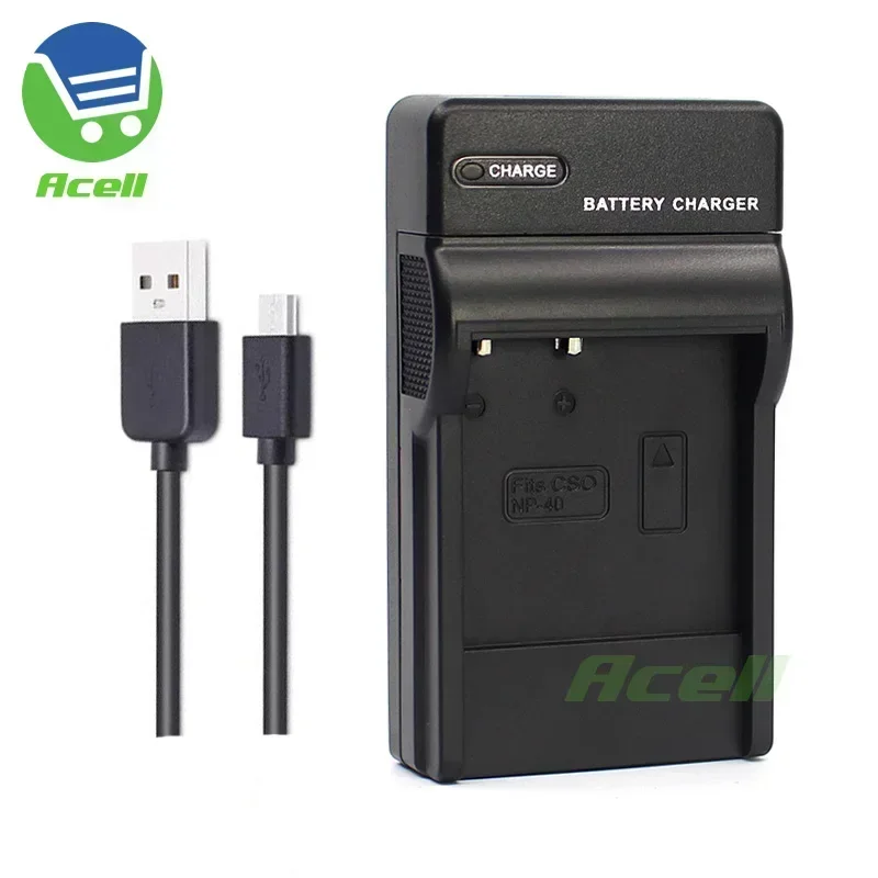 CA NP-40 USB Charger Compatible for AIPTEK 3D iH3 Projector and Cam C25 Camera
