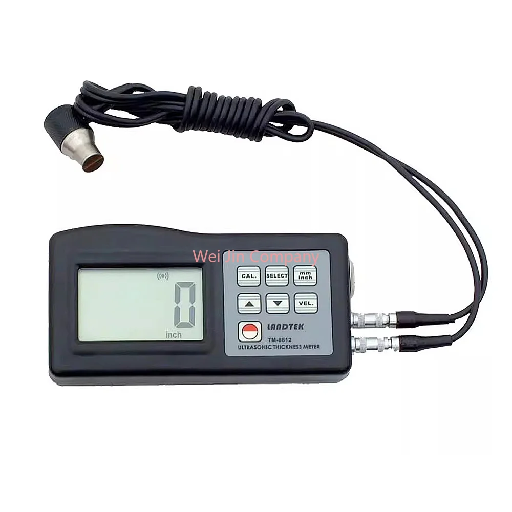 TM-8812 Ultrasonic Thickness Meter range 1.2mm ~ 200mm metal plastic ceramics glass pipe 0.1mm digital thickness Meter