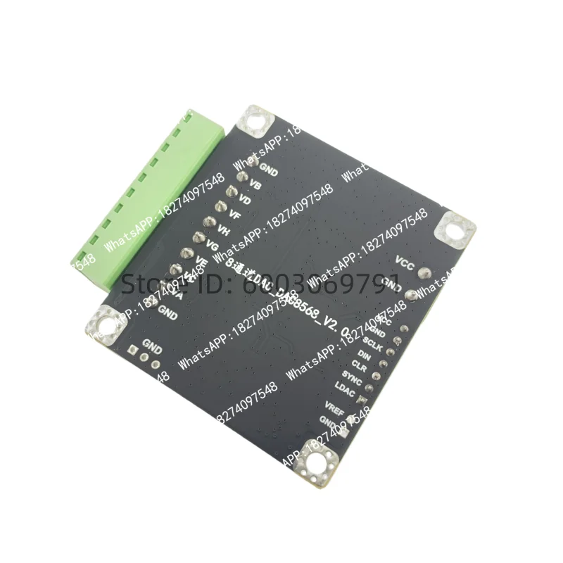 KY-DAC8568 DAC8568 16-bit low-power 8-channel DAC analog-to-digital conversion  with adjustable output range of ±10V via SPI