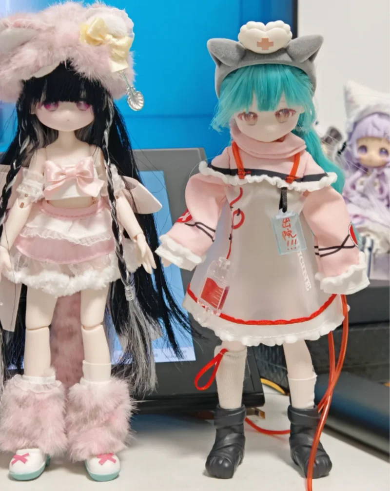 

Genuine Lovely Kwaidan Series 1/8 Bjd Blind Box Hair Implanted Kawaii Action Figure Ornament Mystery Box Girls Birthday Toy Gift