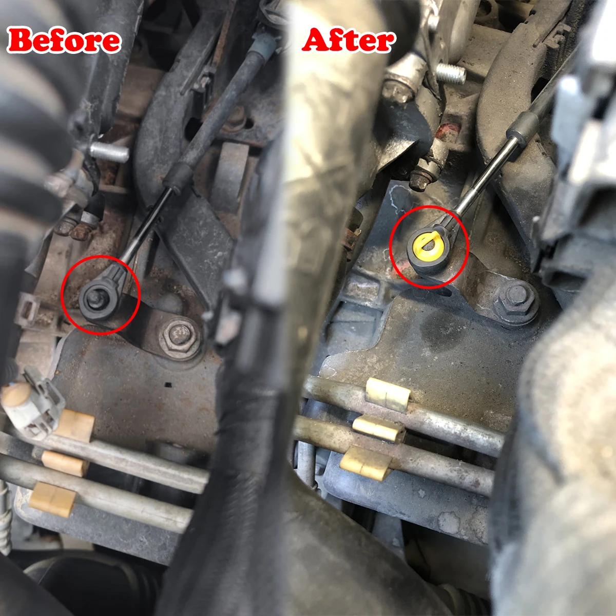 6/10 قطعة ل بونتياك G6/تورنت/السباق الكبرى التحول كابل الربط جلبة طقم تصليح الأربطة المطاطية جروميت كليب اكسسوارات السيارات