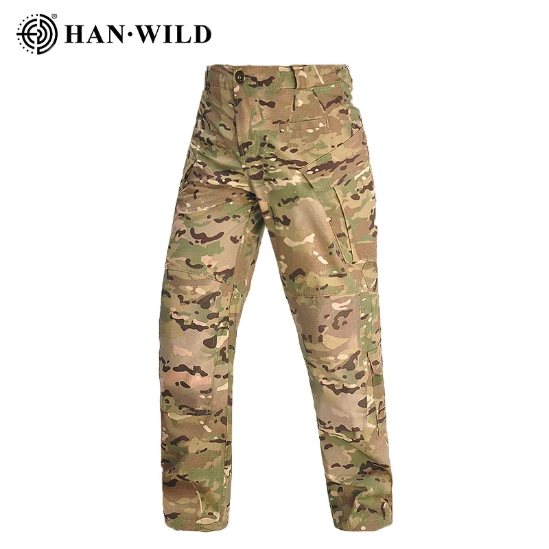 Tactical Camouflage Pants Men Outdoor Ripstop Cargo Pants Working Clothing Hiking Trousers Men's Casual Pant Climb Clothes Tops