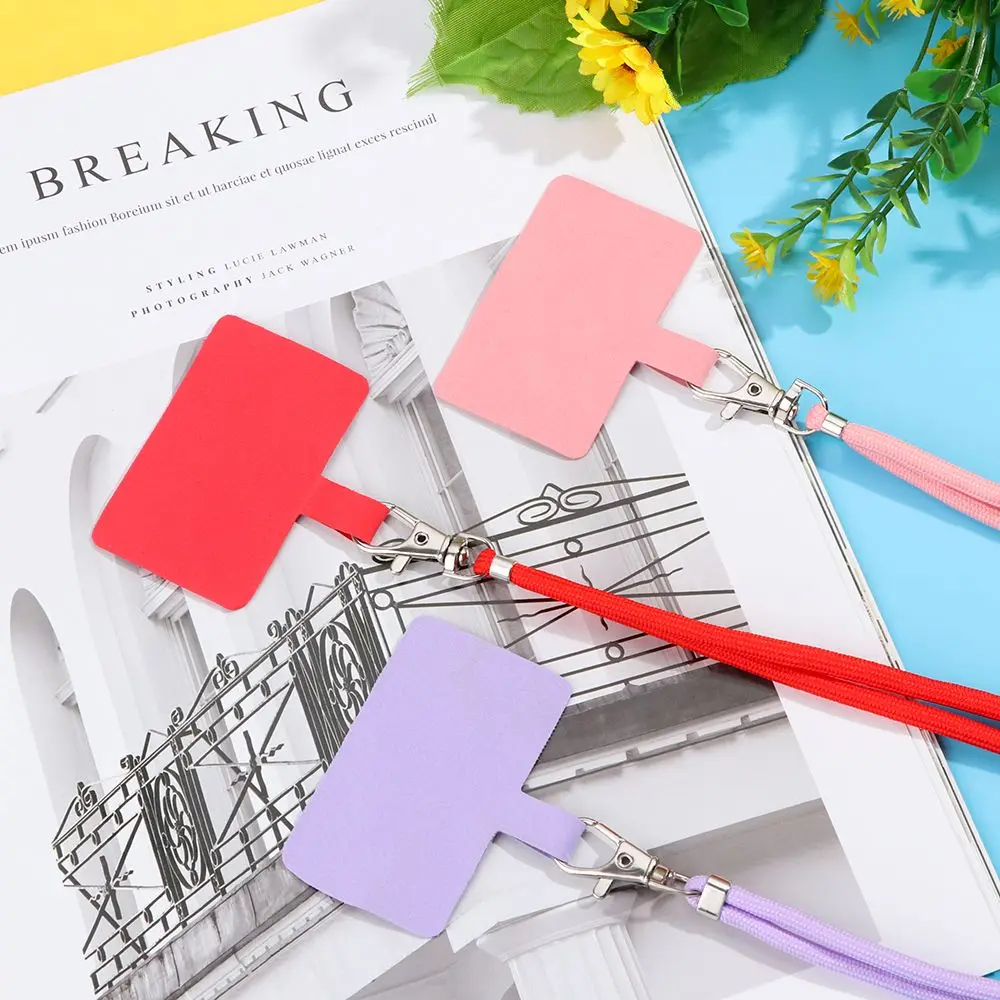 Tali gantungan ponsel Universal, tali gantungan leher dapat dilepas, tali gantungan keamanan ponsel untuk semua ponsel dan tali casing