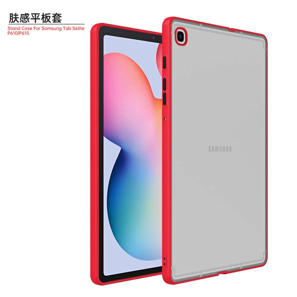 Two Color PC+TPU Shockproof Case For Samsung Galaxy Tab S6 Lite SM-P610 P615 Anti-Drop Tablet Protective Back Cove