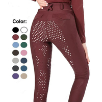 MXLLINA Women Equestrian Pants Silicone Riding Leggings Horseback Tights Breecheds Female Riding Horse Clothes