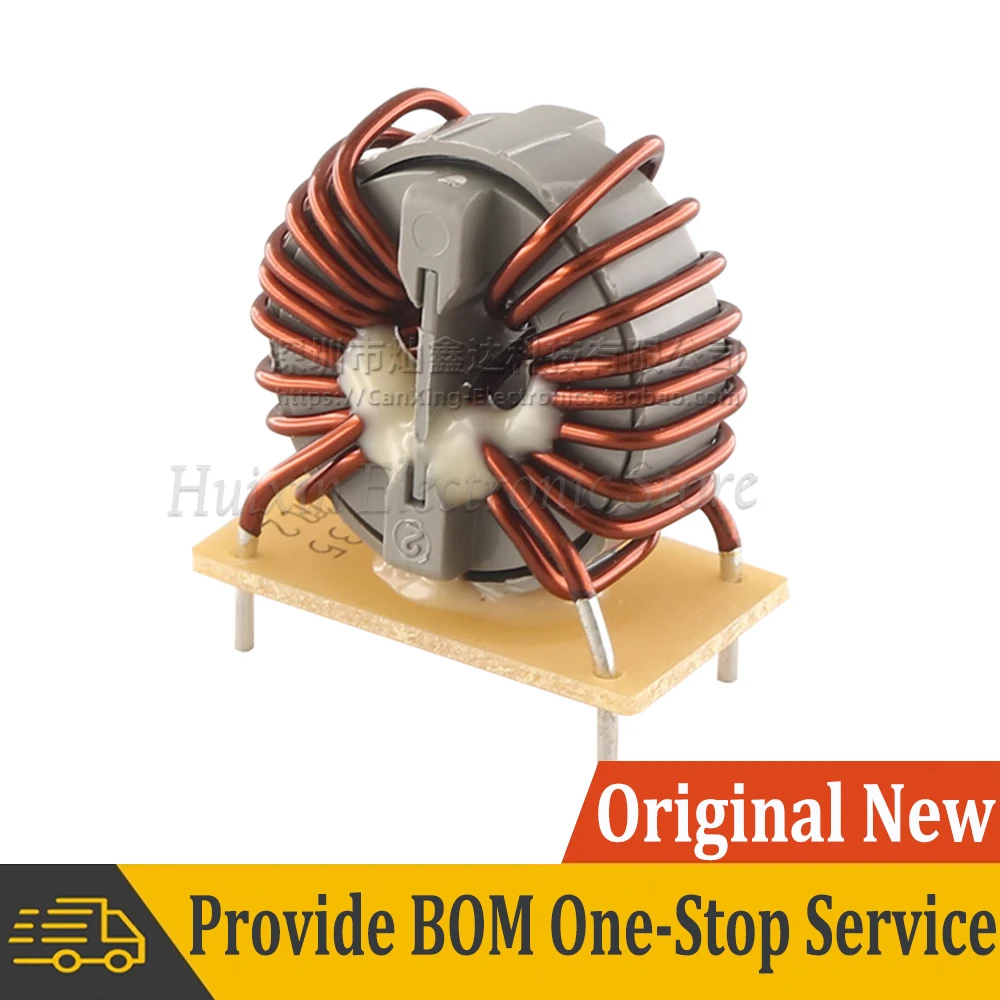 2pcs SC-10-E035J Vertical Toroid Magnetic Ring Common Mode Inductor Wire Wind Wound Coil 0.3mH 10A Switching Power Supply Filter