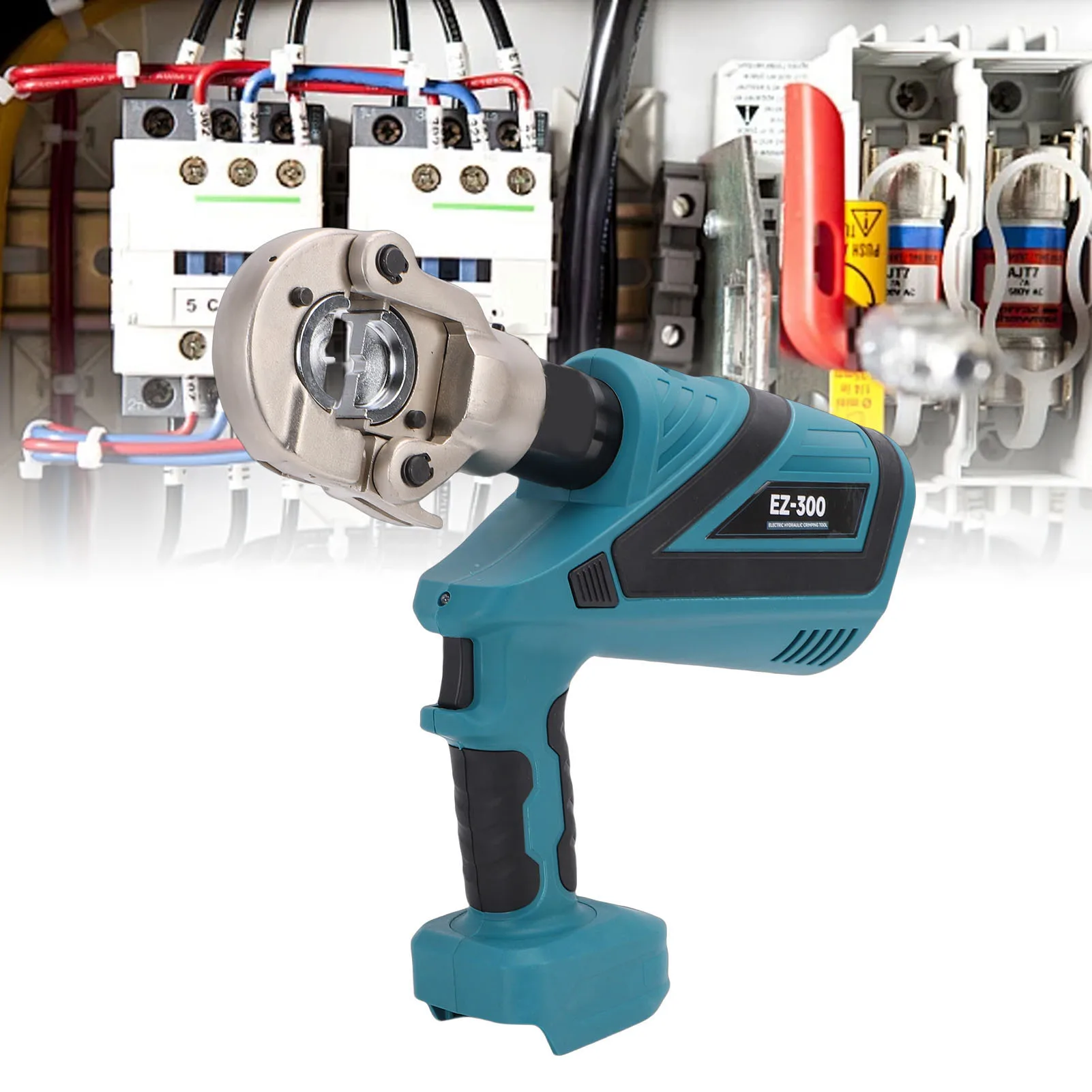 

Electric Hydraulic Crimping Tool Kit 60KN Rechargeable Hydraulic Cable Lug Crimper with Dies for Copper Aluminum Cable