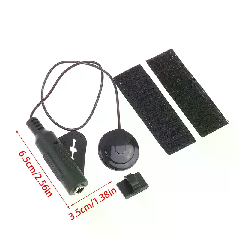 الاتصال 6.35 ميكروفون بيزو لاقط لميكروفون الغيتار الصوتي لاقط التشيلو البانجو القيثارة العود مندولين الكمان هيئة التصنيع العسكري لاقط #6