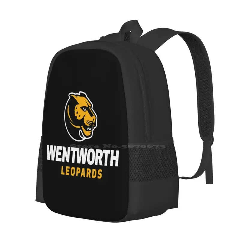 Wentworth Institute Of Technology Hot Sale Schoolbag Backpack Fashion Bags Sport League Tournament Play Icehockey Wentworth