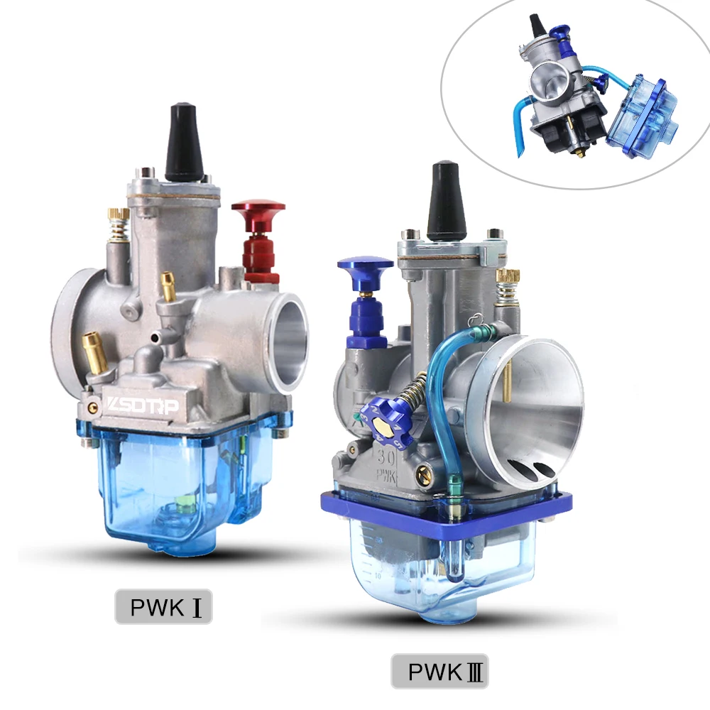 ZSDTRP Universal Motorcycle 2T/4T ZSDTRP PWK Carburetor 24 26 28 30 32 34 mm With Power Jet Fit Race Scooter ATV UTV