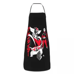 Custom Unisex Goldorak Gurendaiza  Chef Cooking Baking Apron Men Women Anime Ufo Robot Goldrake Tablier Cuisine for Gardening