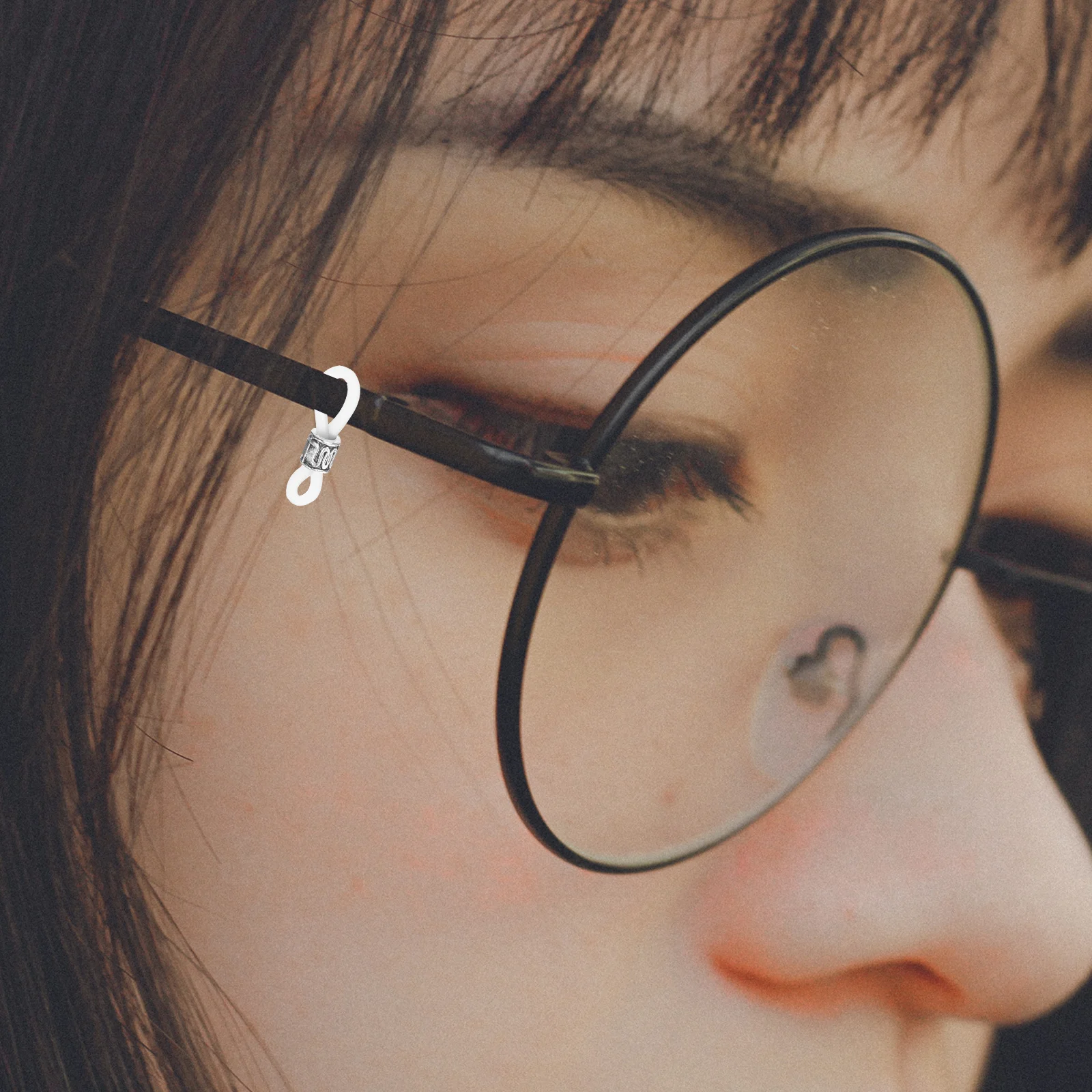 

20Pcs Eyeglass Chain Ends Silicone Anti Slip Connectors Cord Retainer for Glasses Sunglasses Reading Glasses Eyeglass Chain Ends