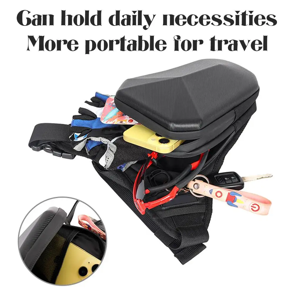 Motorcycle Travel Portable Storage Waist Bag Thigh Storage Bag Cycling Belt Crossbody Bag Outdoor Leisure Waterproof Travel Bag