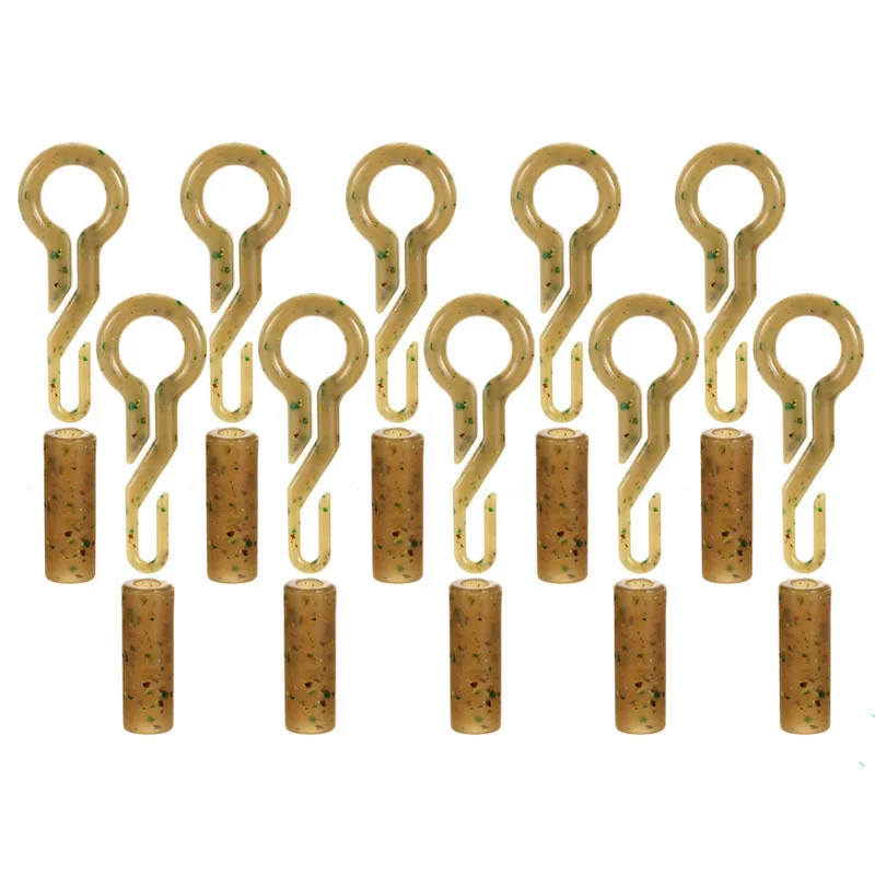 500Sets Carp Fishing Back Lead Clips Carp Rig Connector Locking Tube High Quality Carp Fishing Accessories Fishing Tackle Pesca