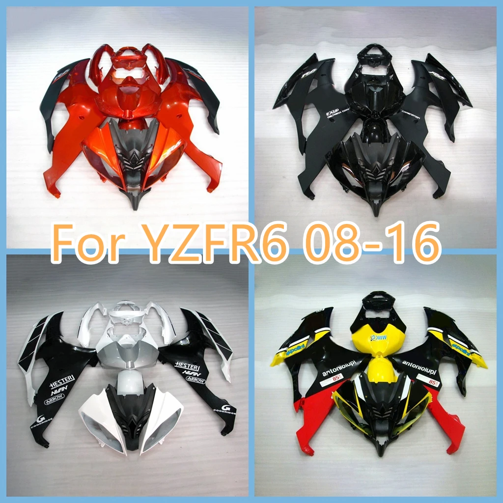 The Best Injection Fairing Set for YAMAHA R6 2008 2009-2013 2014 2015 2016 YZF R6 08-16 ABS Sport Bike Aftermarket Parts