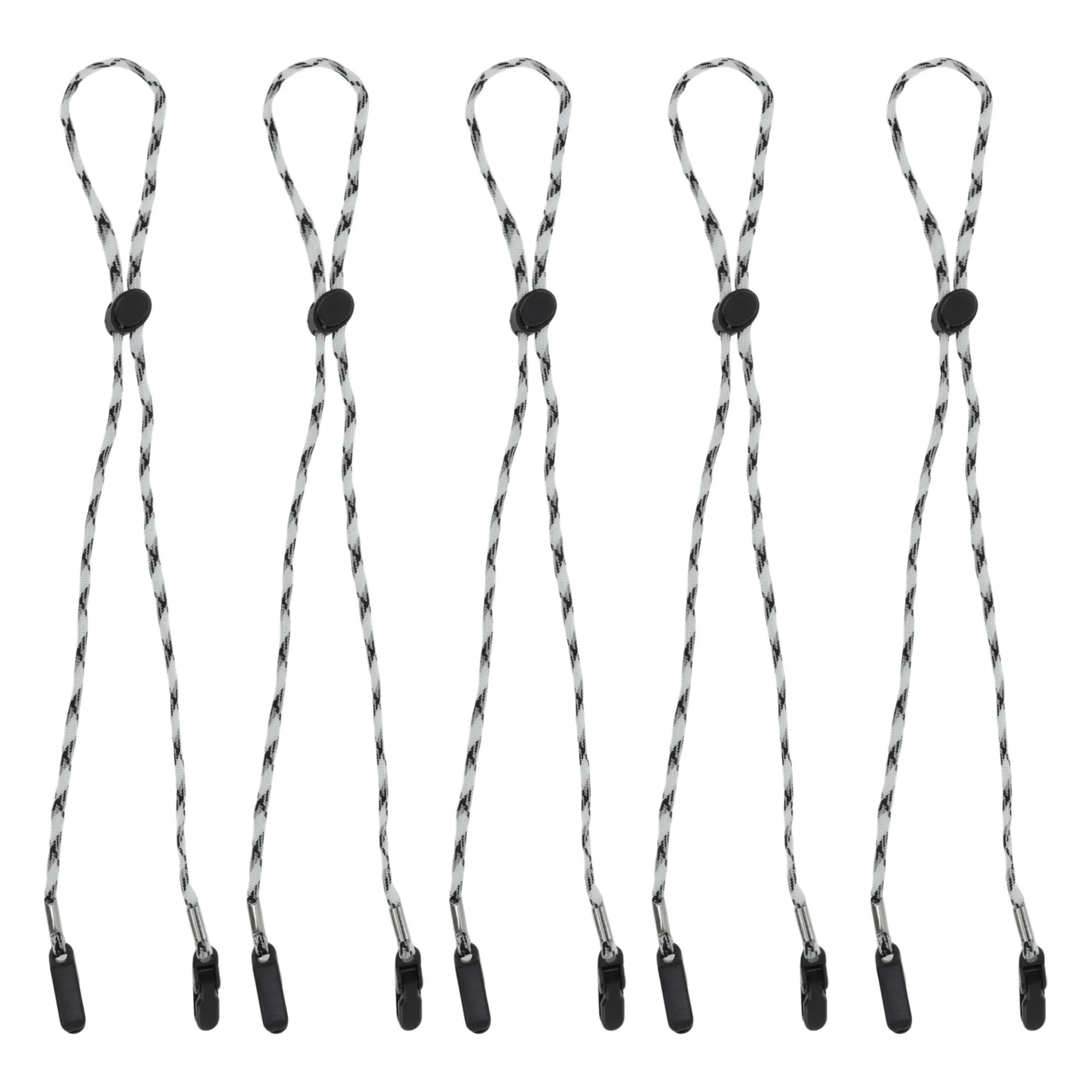 

Зажим для шляпы UXCELL, регулируемый шнур для подбородка, ремни для шляпы для ветра, игры в гольф, рыбалки, катания на лодках, черный, белый, 5 шт.